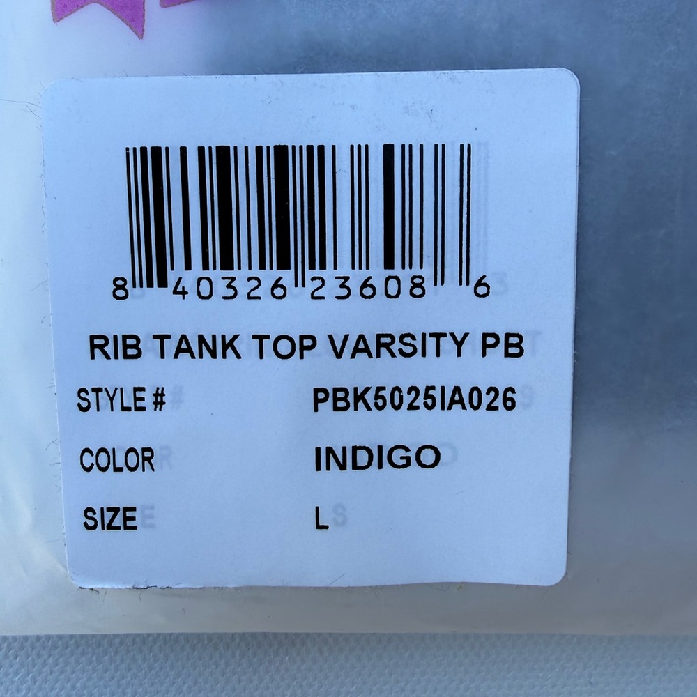 PLAYBOY Navy Mineral-Wash Emblem Tank - Picture 5 of 6